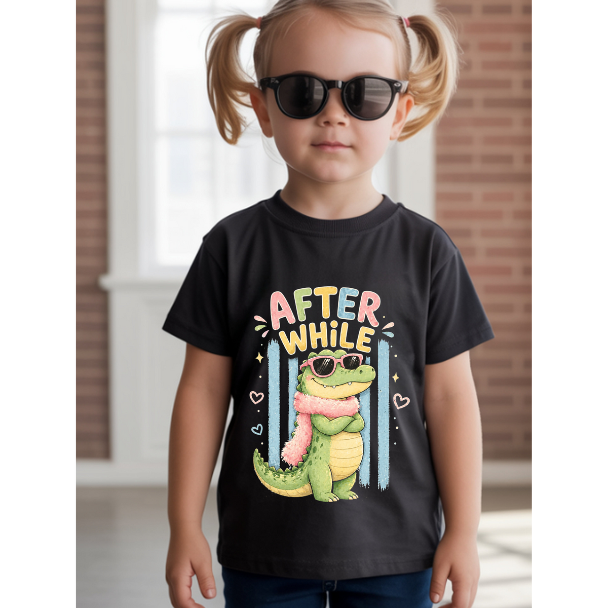 Afterwhile Crocodile Youth Graphic Tee TheCraftNook