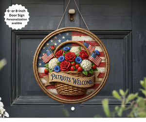 4th of July Door Signs TheCraftNook