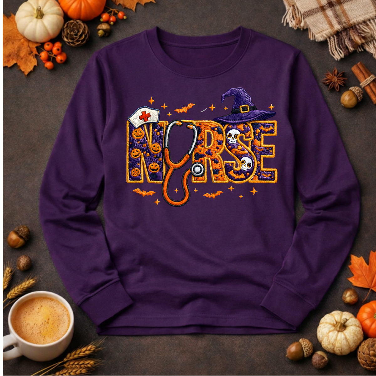 Witchy Nurse Era Long Sleeve Tee TheCraftNook