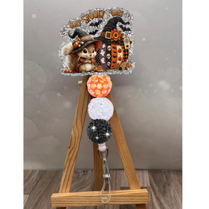 Cozy Spooky Vibes Badge Pull TheCraftNook