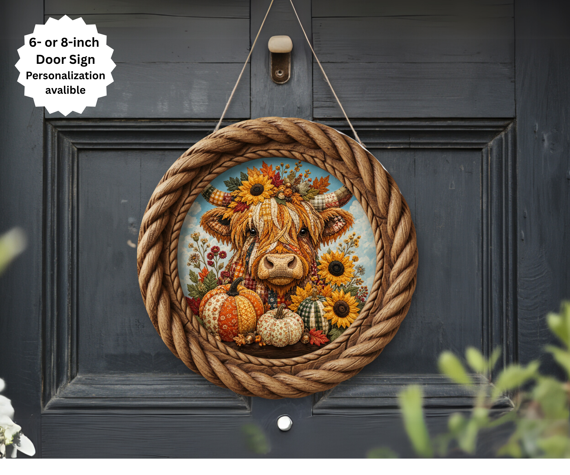Handmade Fall Door Signs