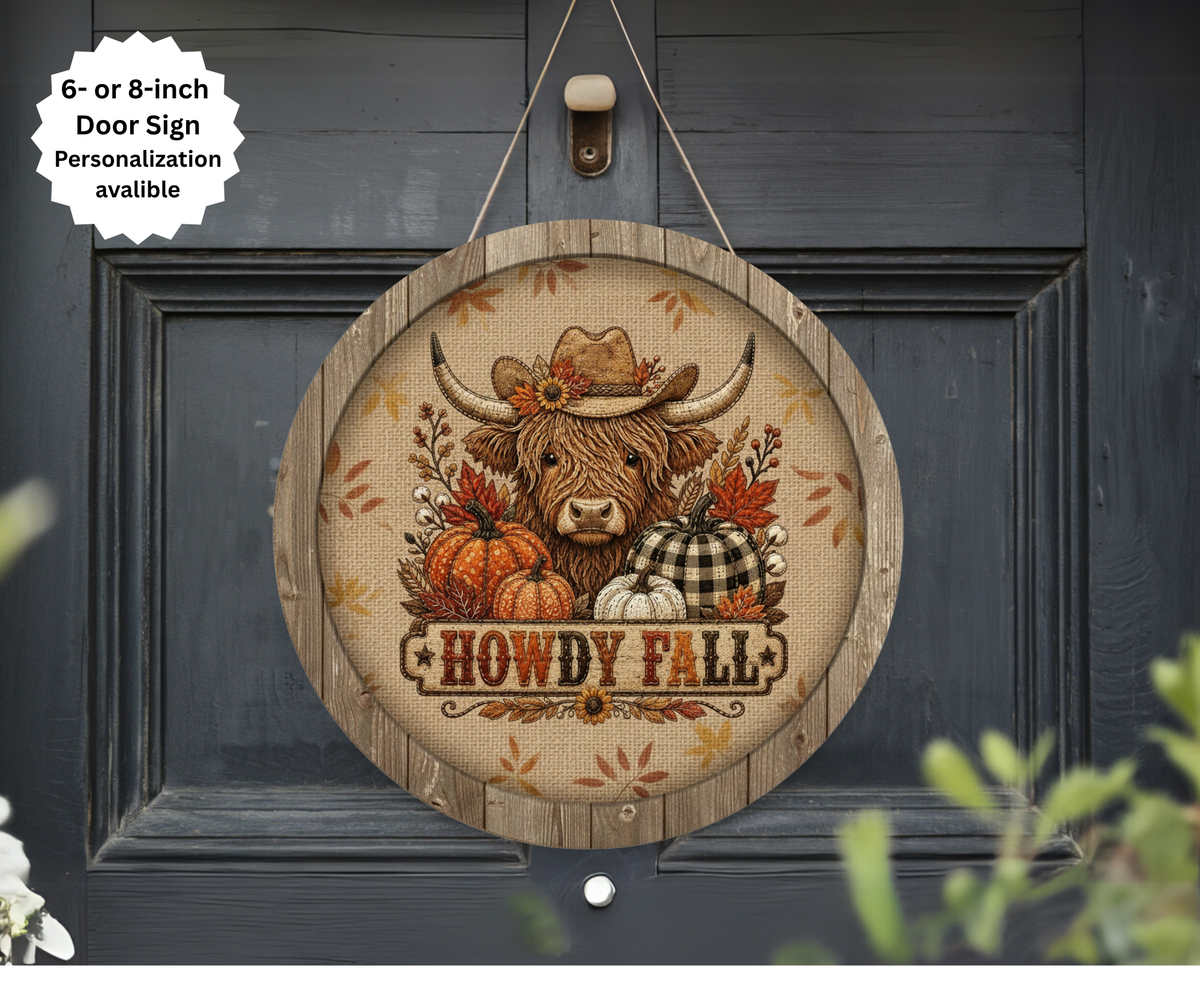 Handmade Fall Door Signs TheCraftNook