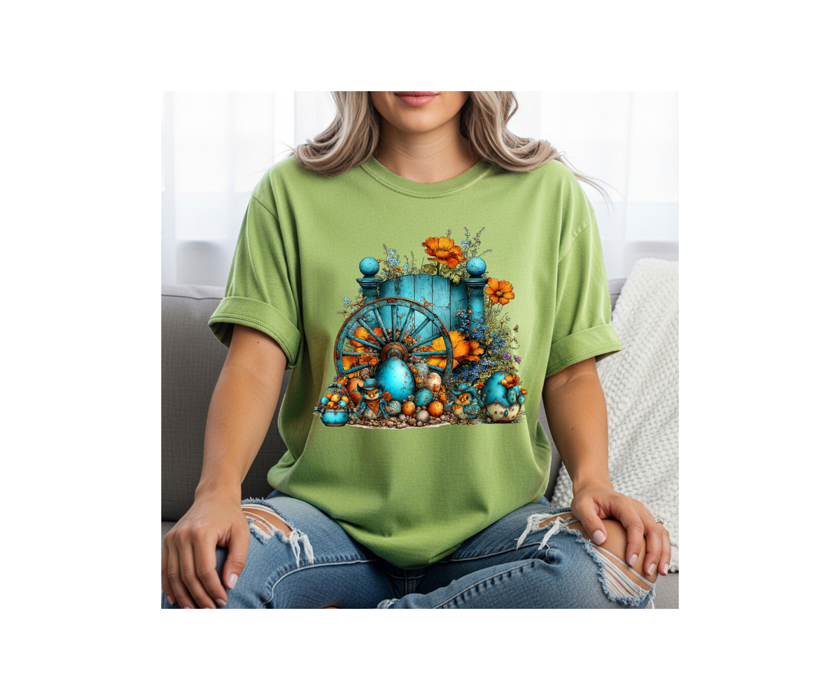 Western Easter Wagon Wheel TheCraftNook