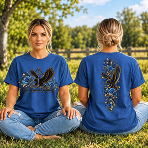 Eagle House DH T-shirt Front and Back Graphics TheCraftNook