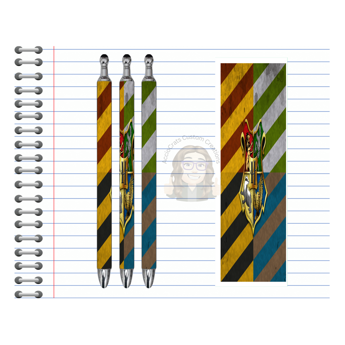 Refillable Pens, Wizard Images. Write with a little magic! ✨🪄Multiple options and Images available. TheCraftNook