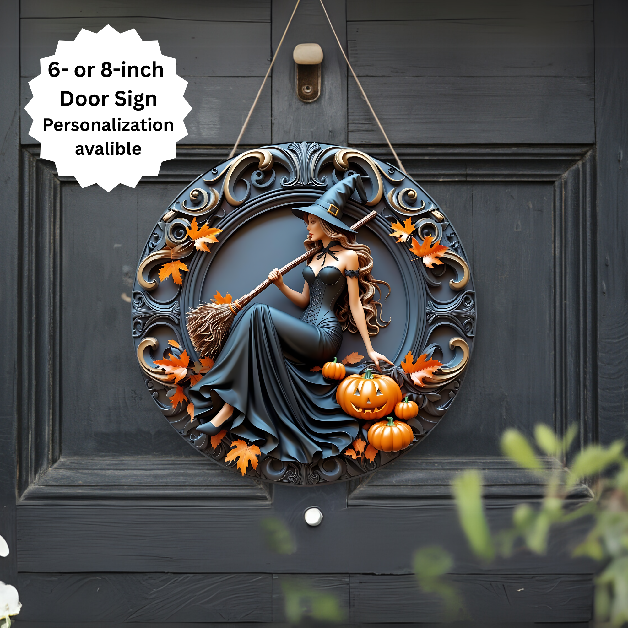 Spooky season Halloween Door signs