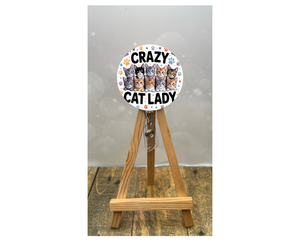 Cat badge pulls. Make every shift a purr‑fect one. Multiple Images available. Add beads or shimmer glitter options. TheCraftNook