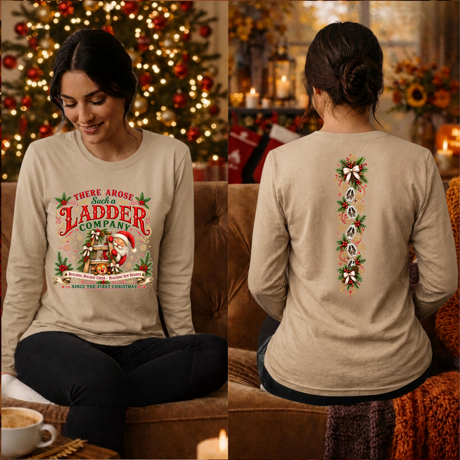 There Arouse Such A Long Sleeve Tee Front and back Graphics TheCraftNook