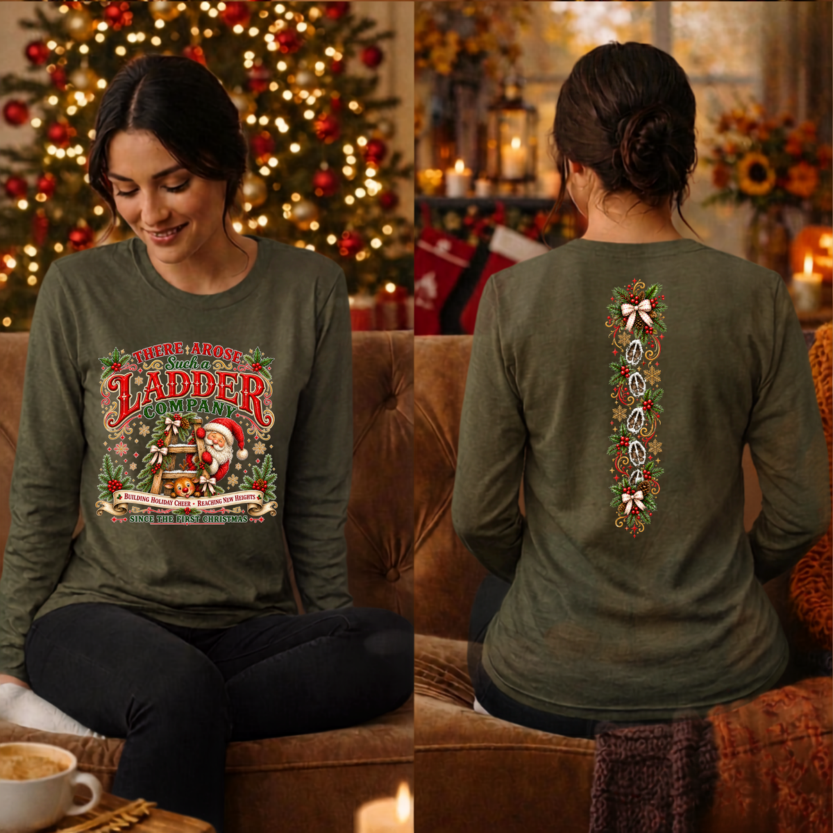 There Arouse Such A Long Sleeve Tee Front and back Graphics TheCraftNook