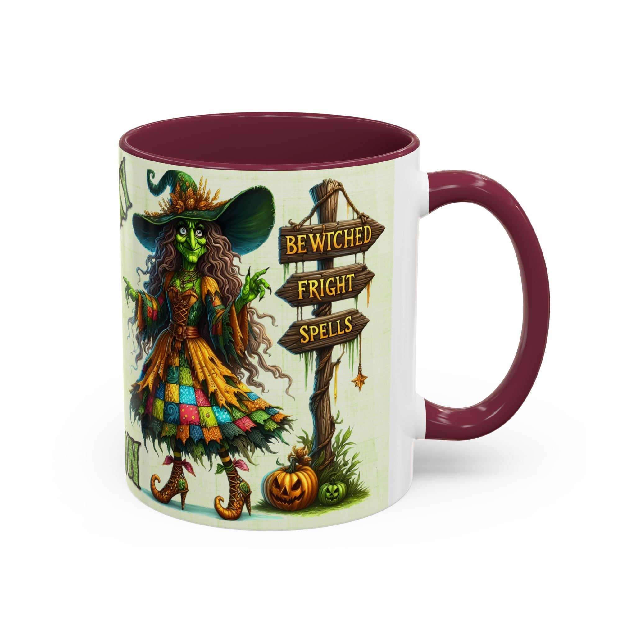 Spooky Season Witch Mug – Halloween 'BeWitched, Fright, Spells' 11oz/15oz