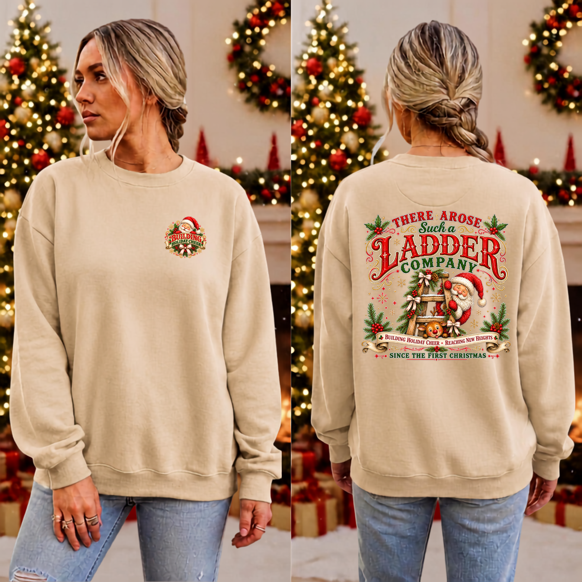 There arouse Such A Sweatshirt Pocket and back graphics TheCraftNook