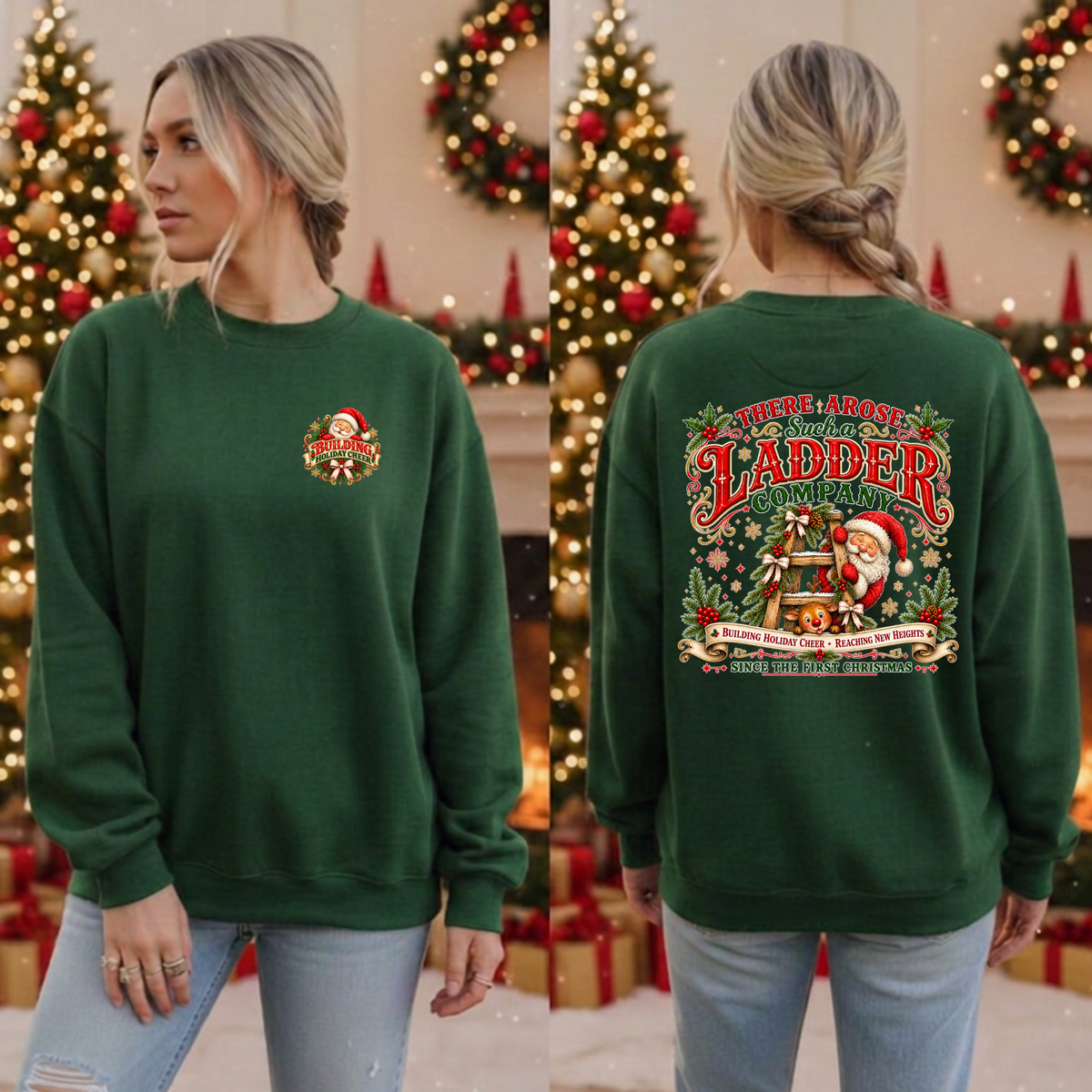 There arouse Such A Sweatshirt Pocket and back graphics TheCraftNook