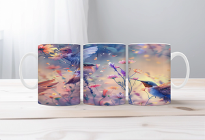 Sip with a Little Flutter Hummingbird Mugs. Two Sizes and Multiple images to choose from. TheCraftNook