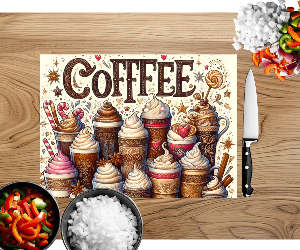 Brew‑tiful Morning Coffee Cutting Board TheCraftNook