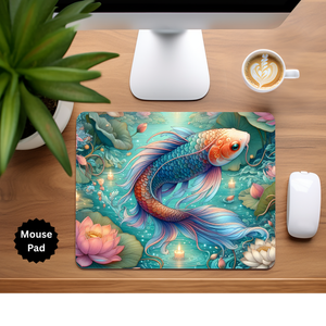 Koi Fish Mouse Pad TheCraftNook