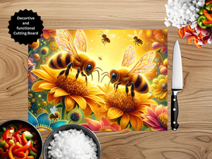 Honeybee Cutting board TheCraftNook