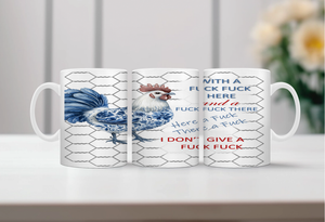Country Coop Chicken Mug TheCraftNook