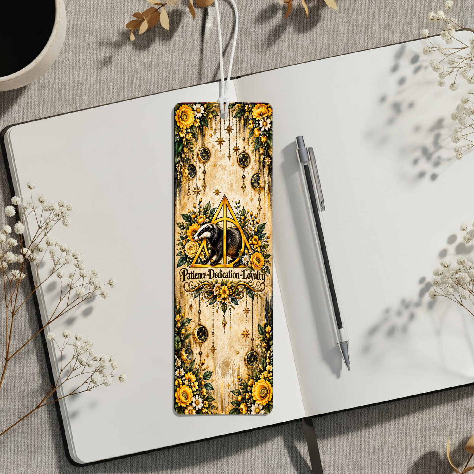 Badger House DH Bookmark TheCraftNook