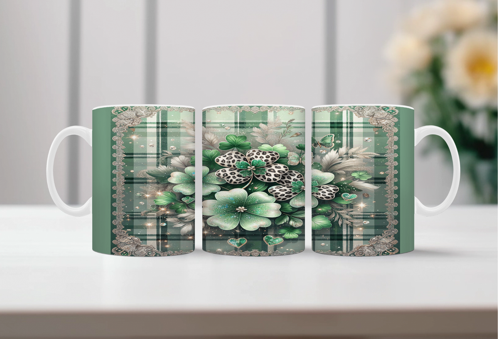 Shamrocks & Shenanigans Coffee Mugs TheCraftNook