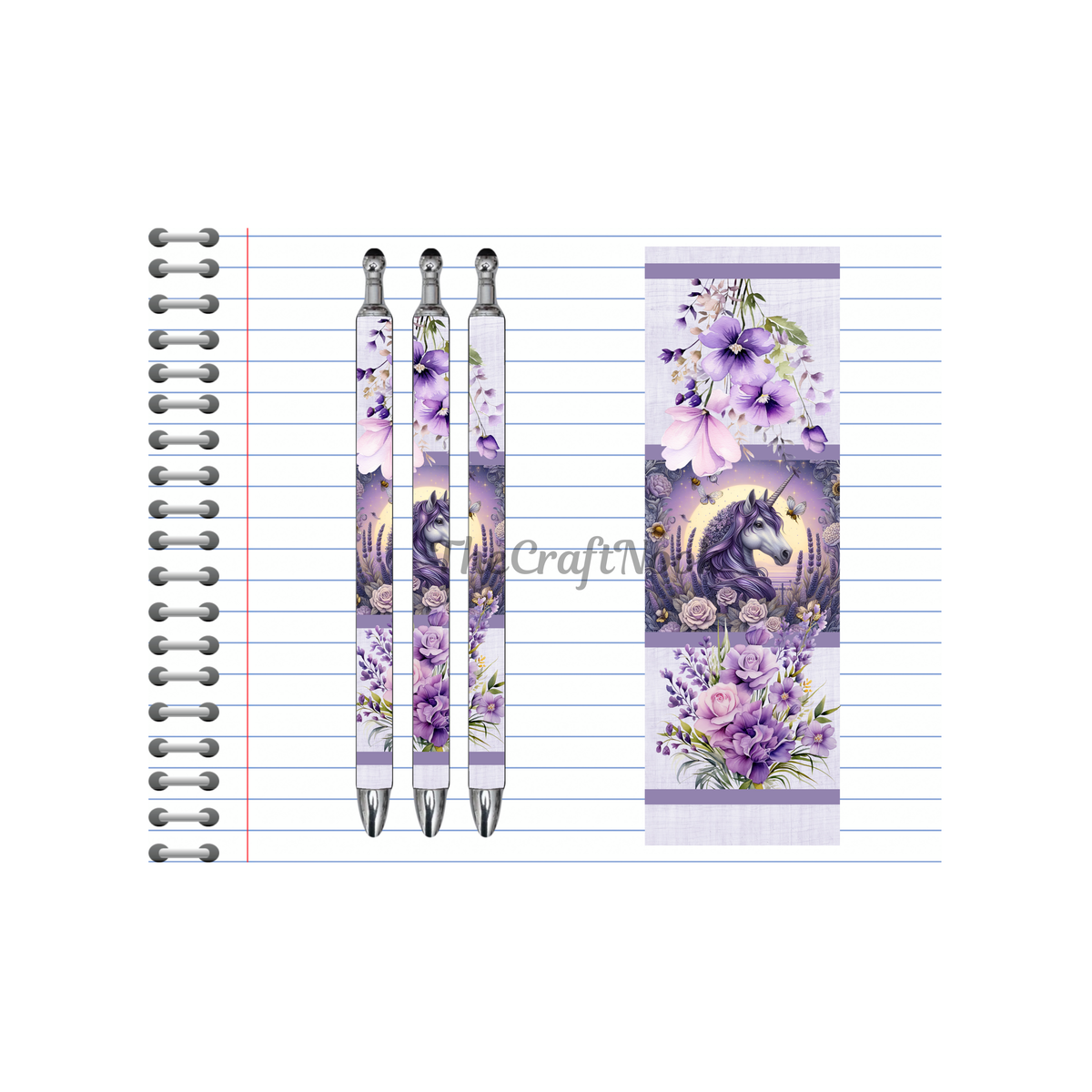 Refillable Pens, Unicorn Images multiple options and Images available. TheCraftNook