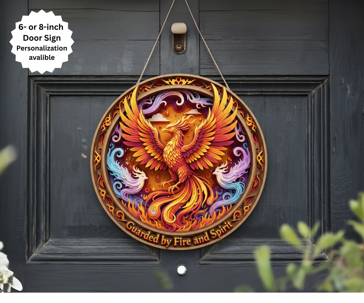 Phoenix Door Signs TheCraftNook