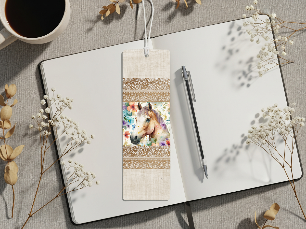Aluminum Metal Bookmarks, Horse Images TheCraftNook