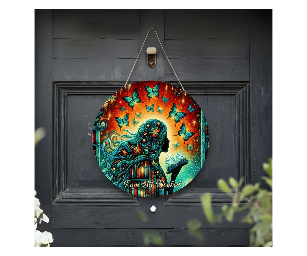 Book Nook Door Signs TheCraftNook