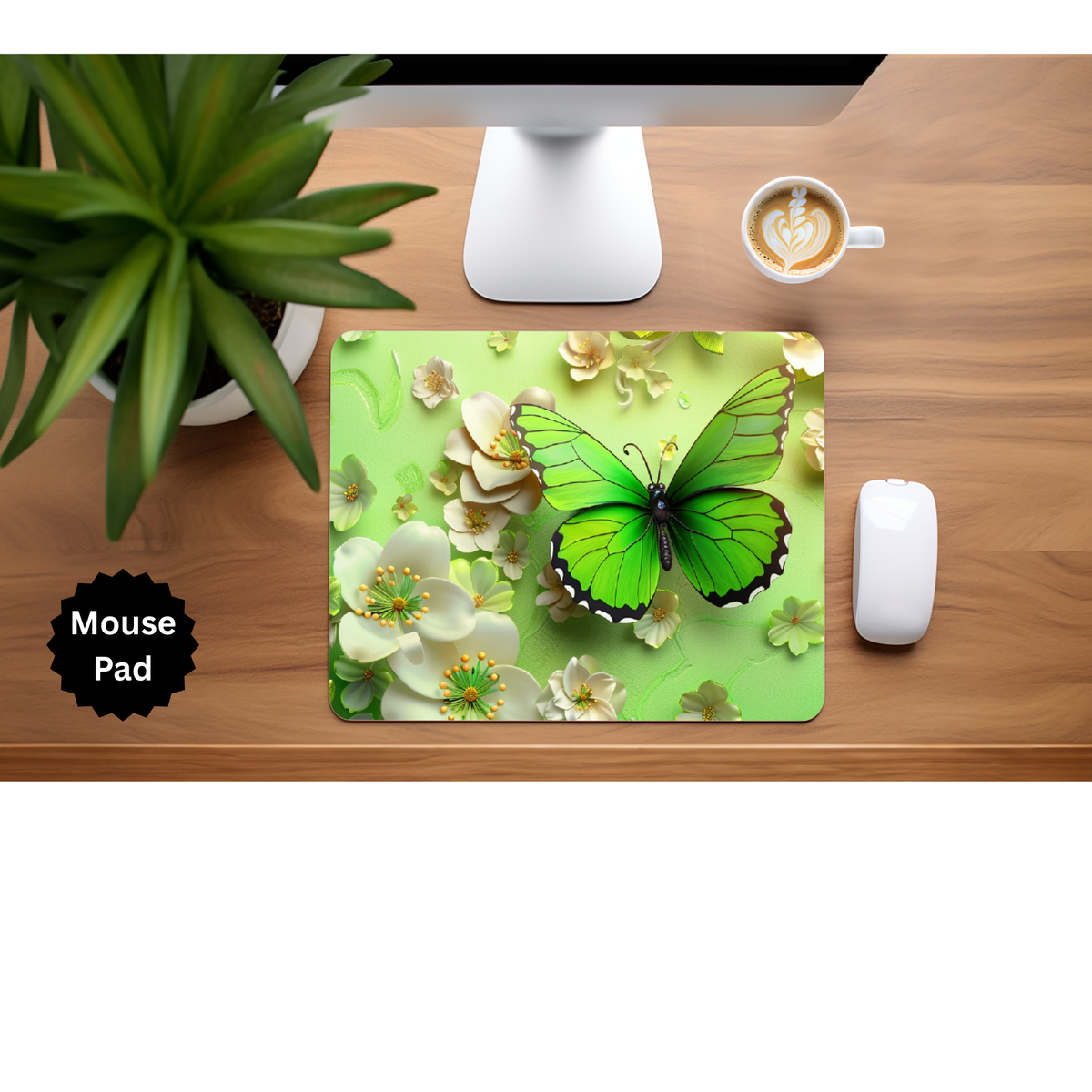 Butterfly mouse pad TheCraftNook
