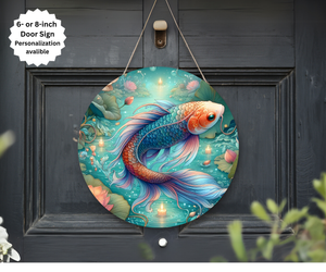 Koi Fish Door Signs TheCraftNook