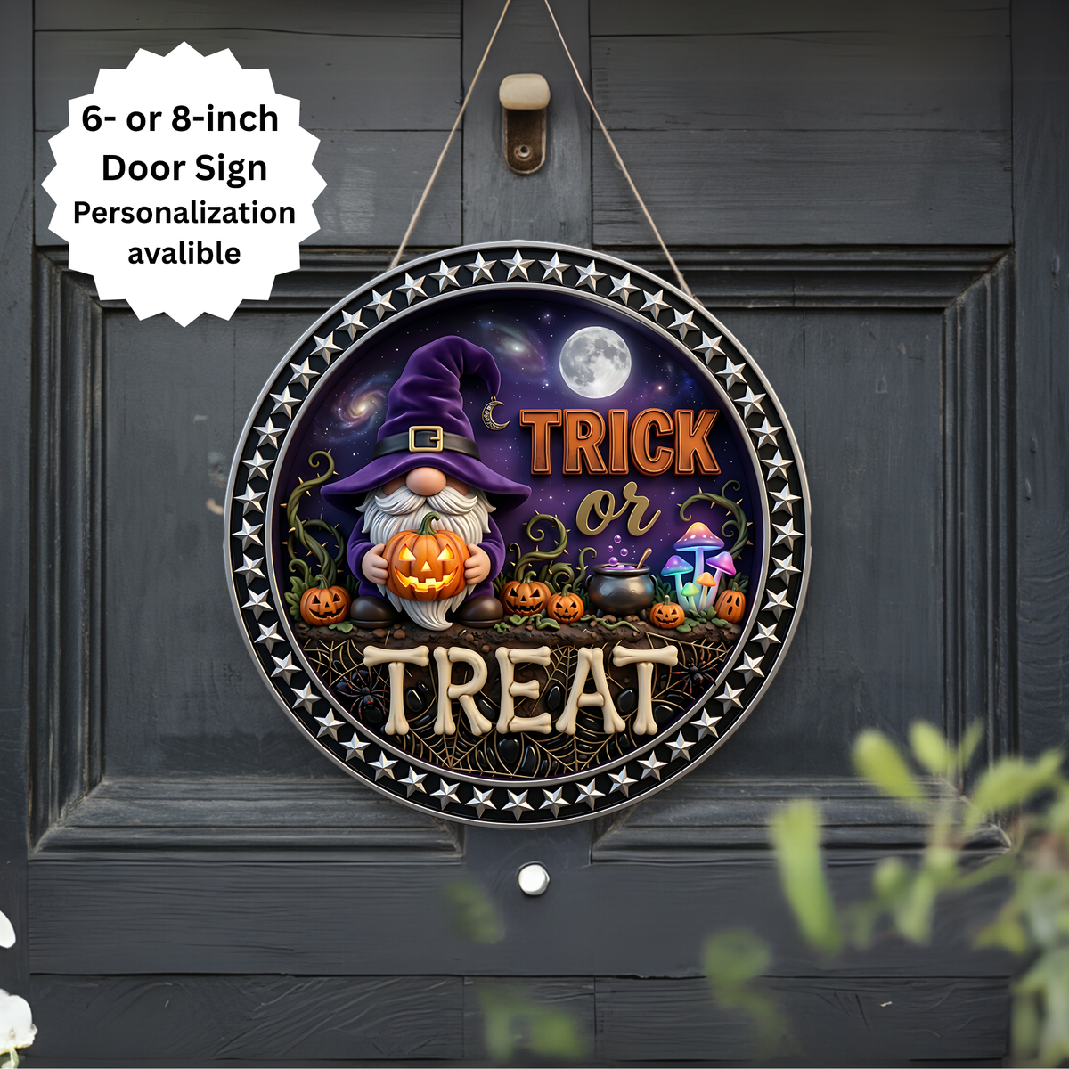 Spooky season Halloween Door signs TheCraftNook