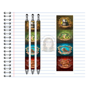 Refillable Pens, Wizard Images. Write with a little magic! ✨🪄Multiple options and Images available. TheCraftNook