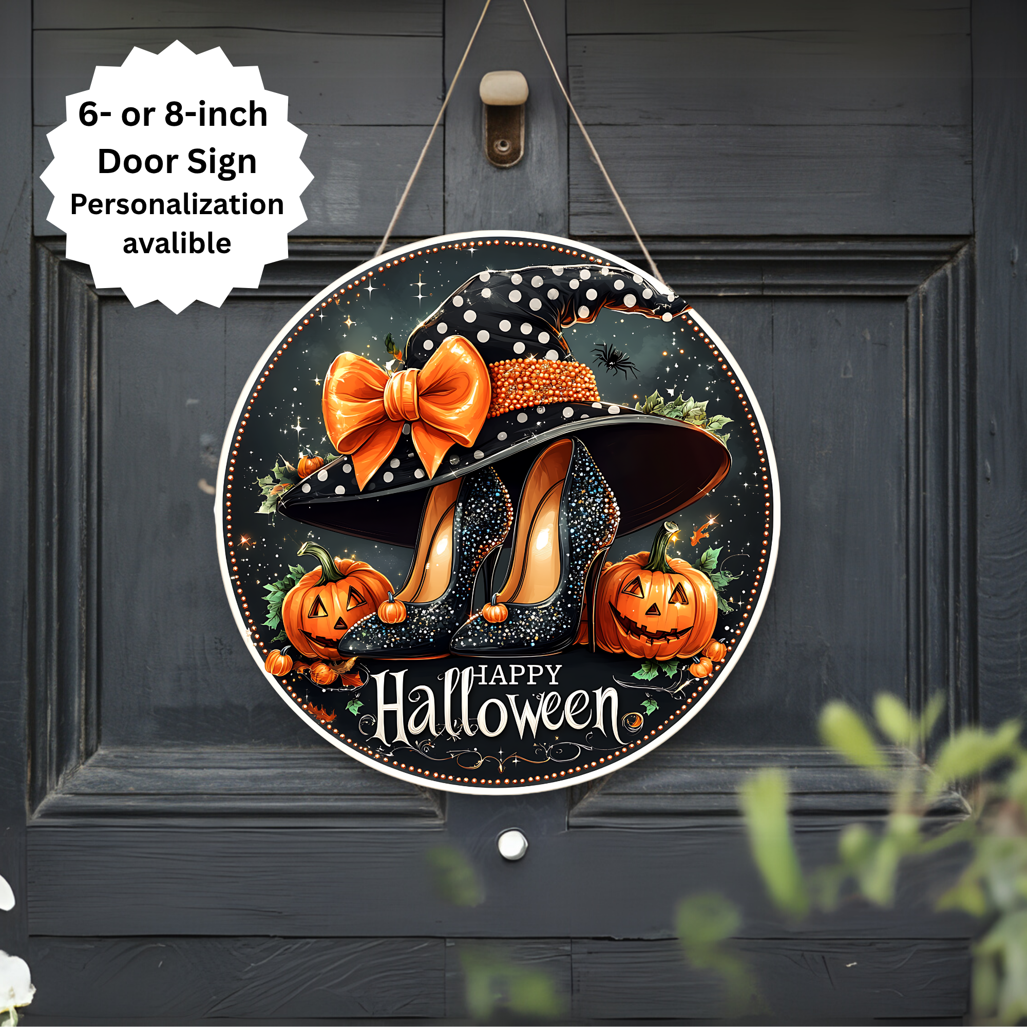 Spooky season Halloween Door signs