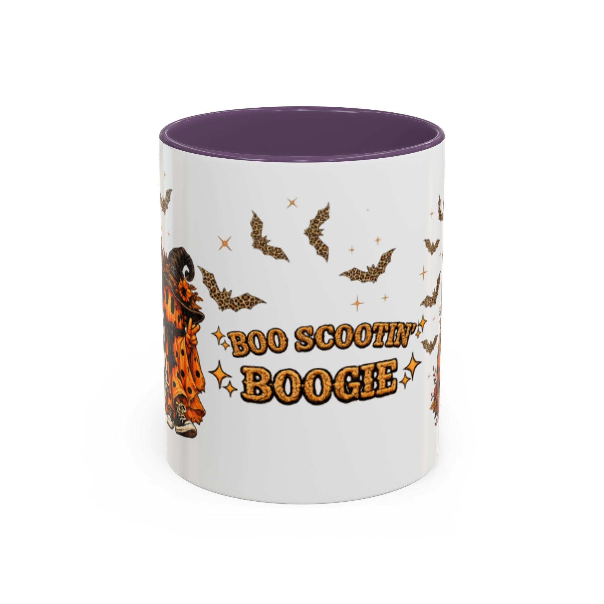 Boo Scootin' Mug – Halloween Ghost Accent Coffee Mug (11oz & 15oz)