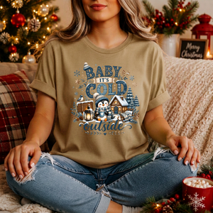 Cold Outside T-shirt TheCraftNook