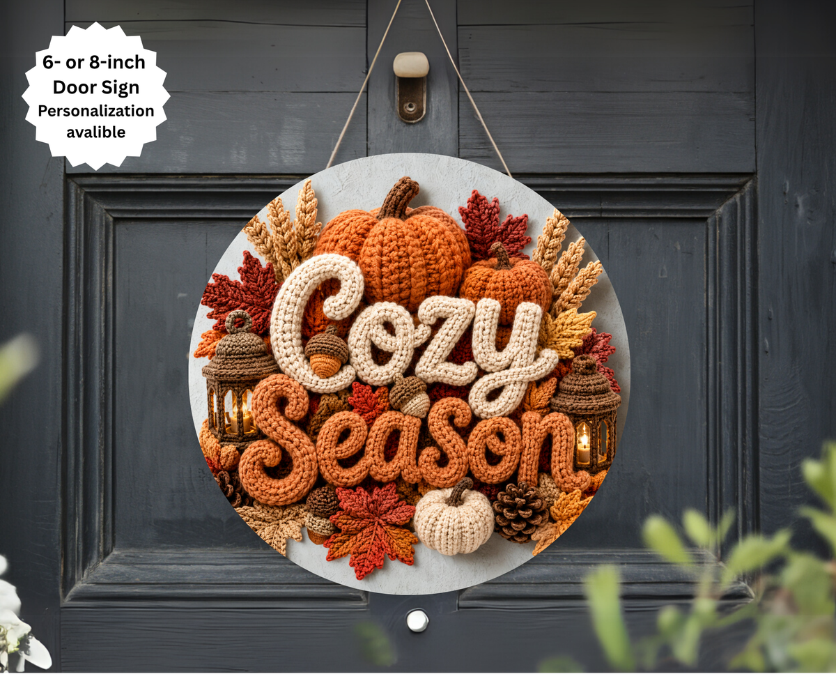 Handmade Fall Door Signs TheCraftNook