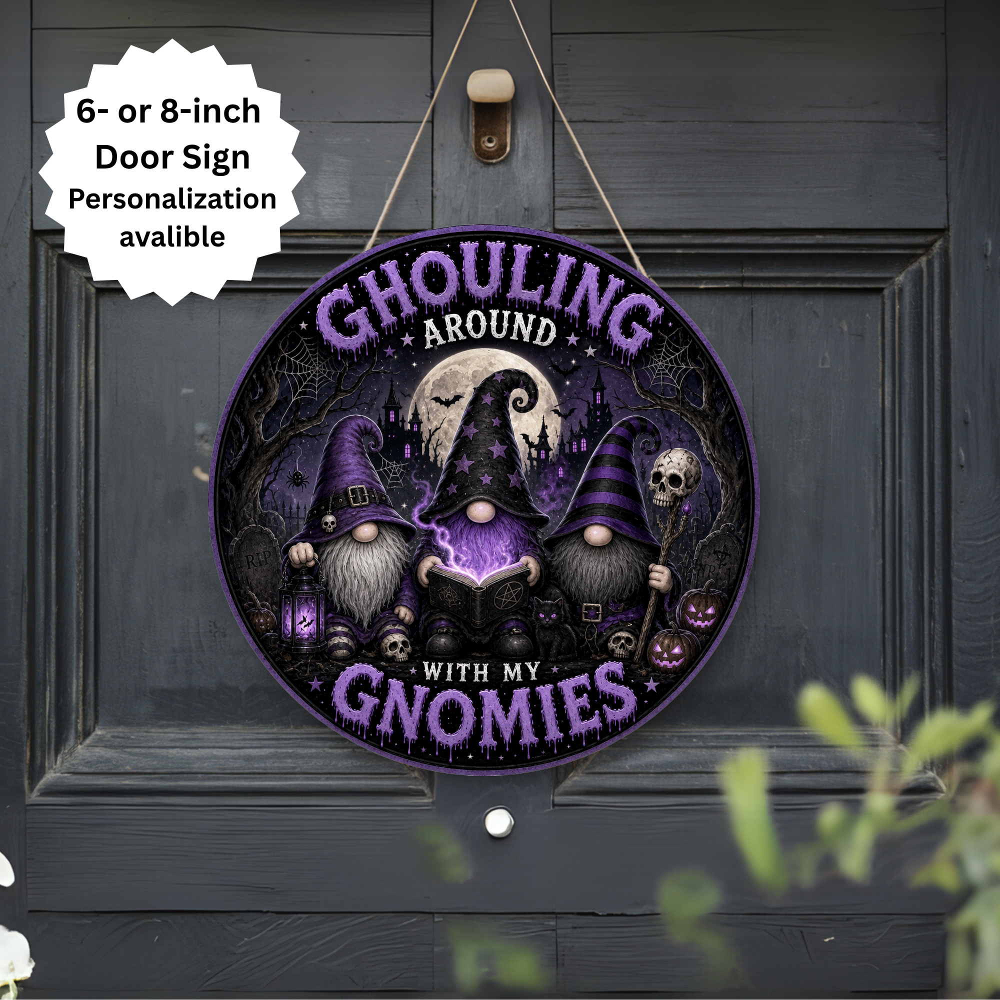 Spooky season Halloween Door signs