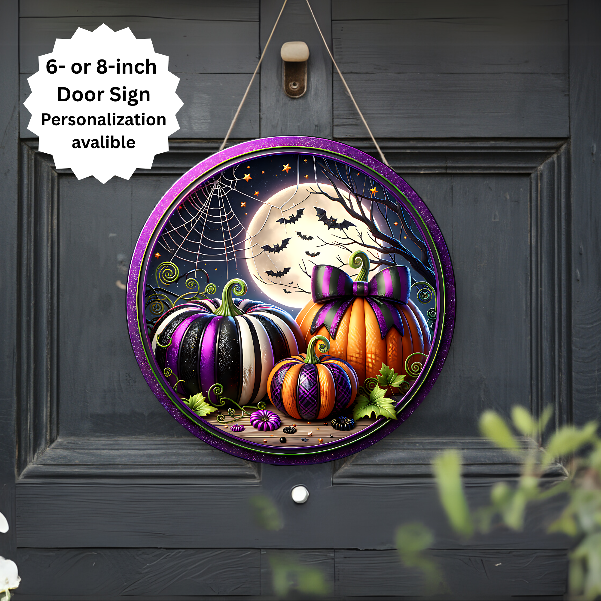 Spooky season Halloween Door signs