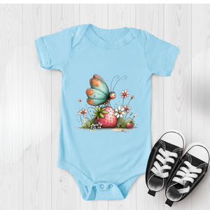 Whimsical Butterfly Baby Onesie TheCraftNook