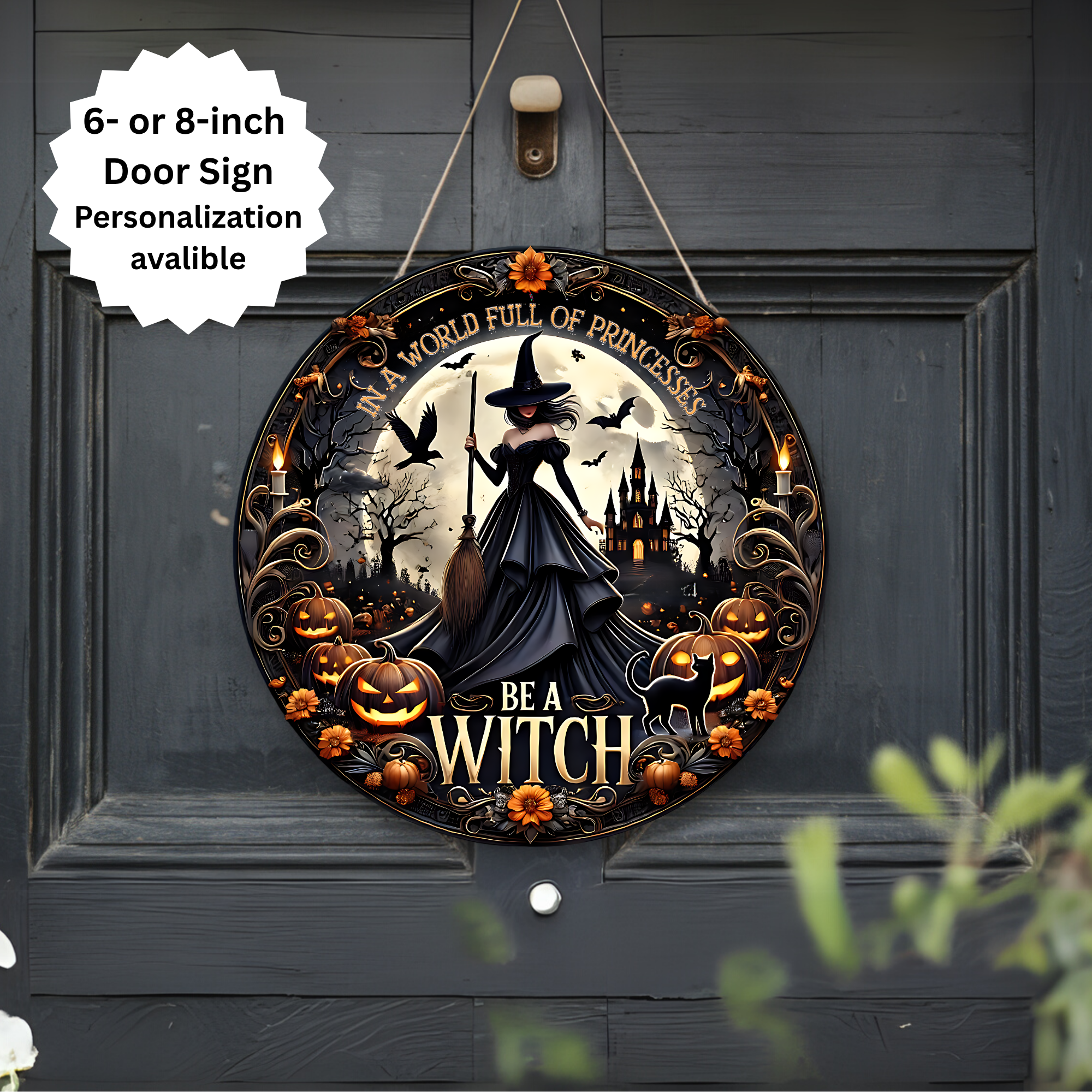Spooky season Halloween Door signs