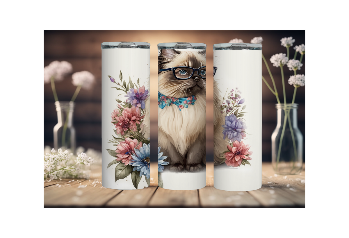 20 oz Sip with Cattitude tumbler TheCraftNook
