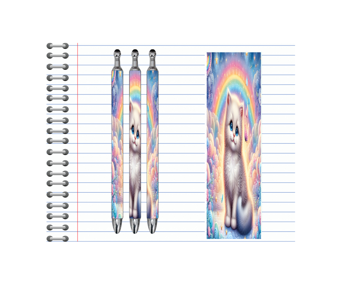 Refillable Pens, Cat Images. Write with a little whiskered charm. Multiple options and Images available. TheCraftNook