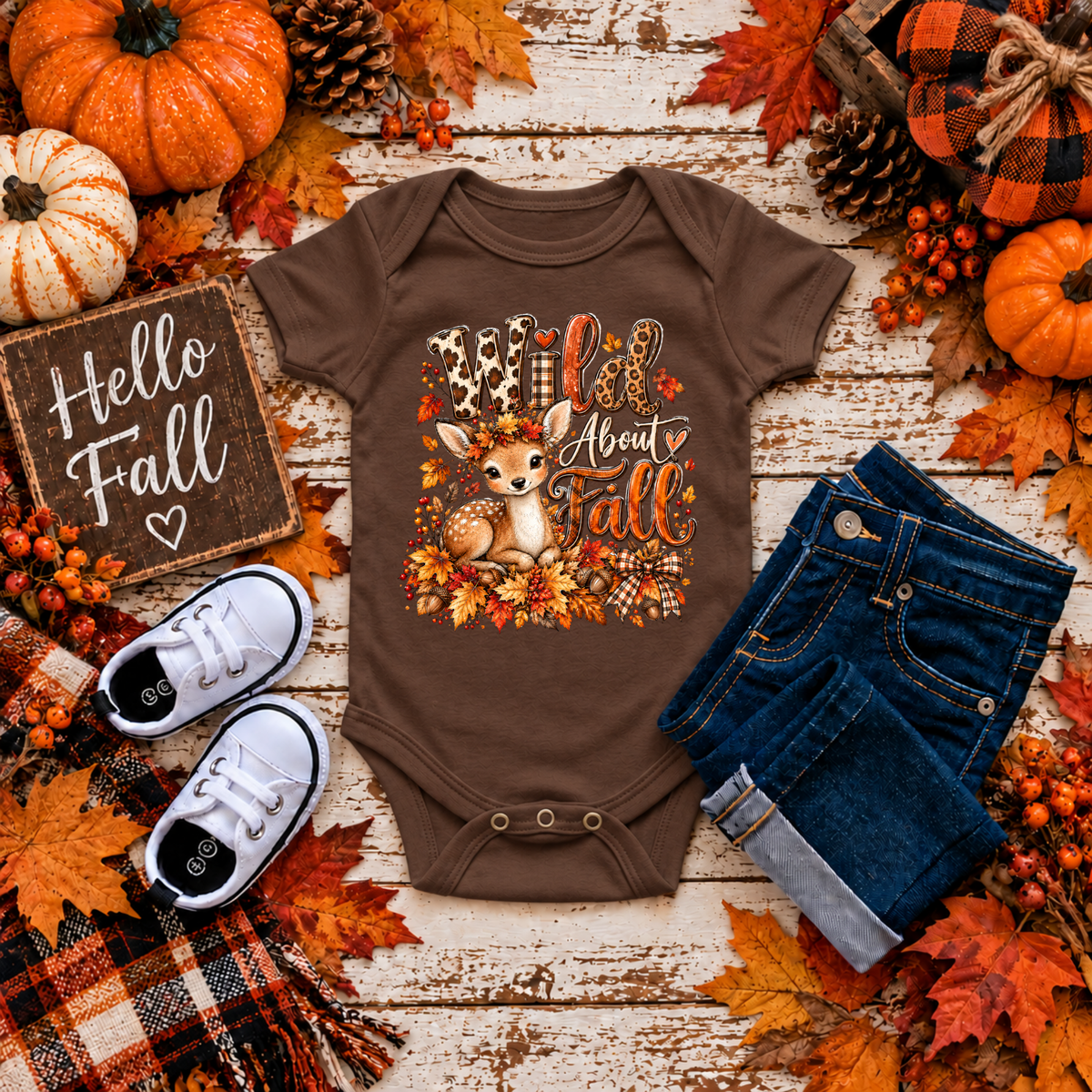 Wild About Fall Baby Bodysuit TheCraftNook