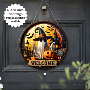 Spooky season Halloween Door signs TheCraftNook