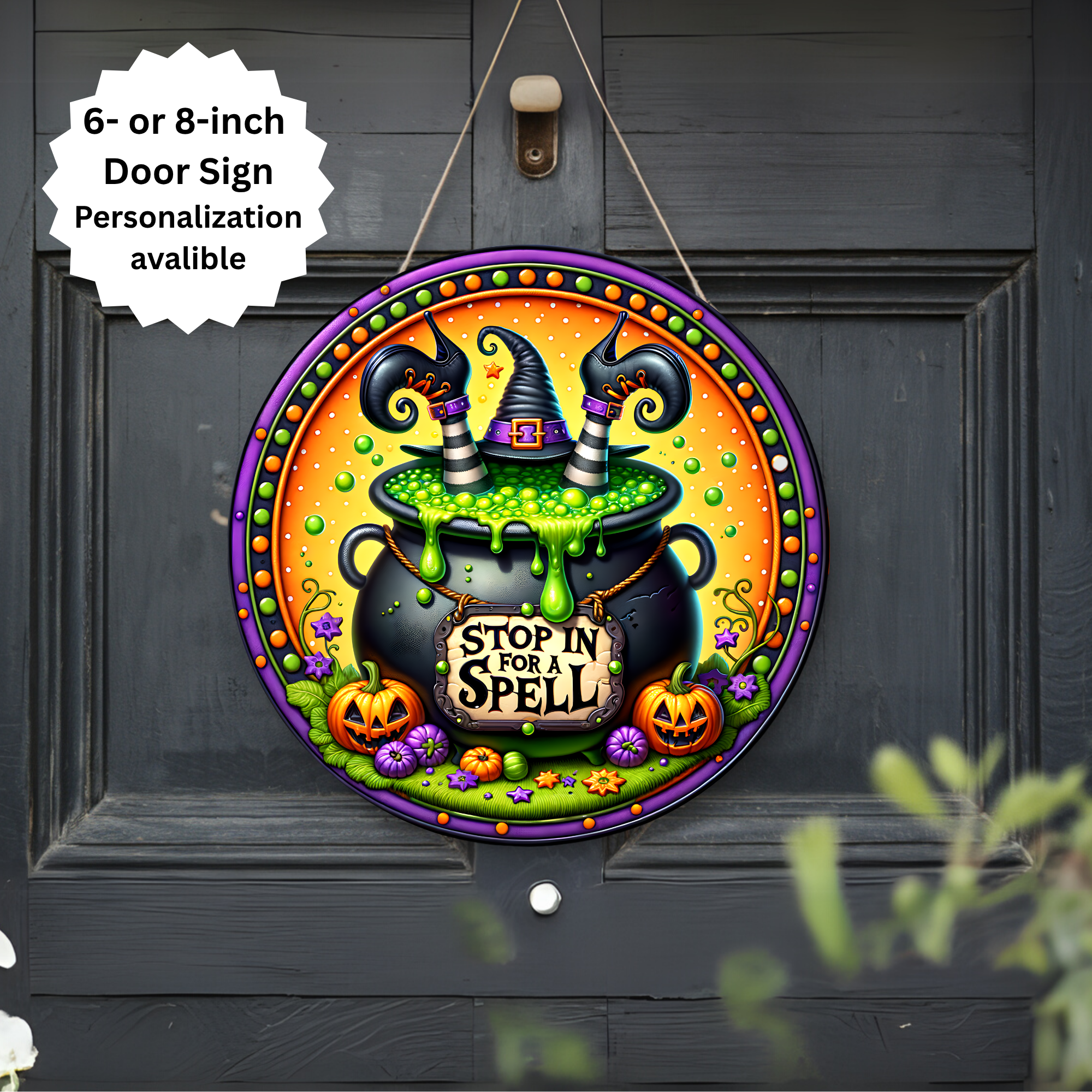 Spooky season Halloween Door signs