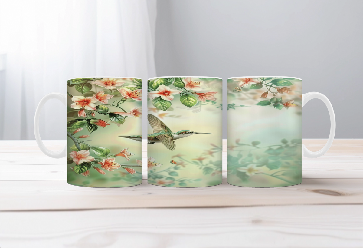 Sip with a Little Flutter Hummingbird Mugs. Two Sizes and Multiple images to choose from. TheCraftNook
