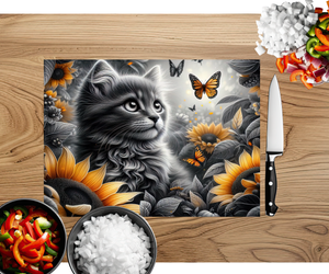 Purrfect Prep Cutting Board TheCraftNook