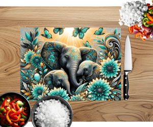 Wise & Wonderful Elephant Chopping Board TheCraftNook
