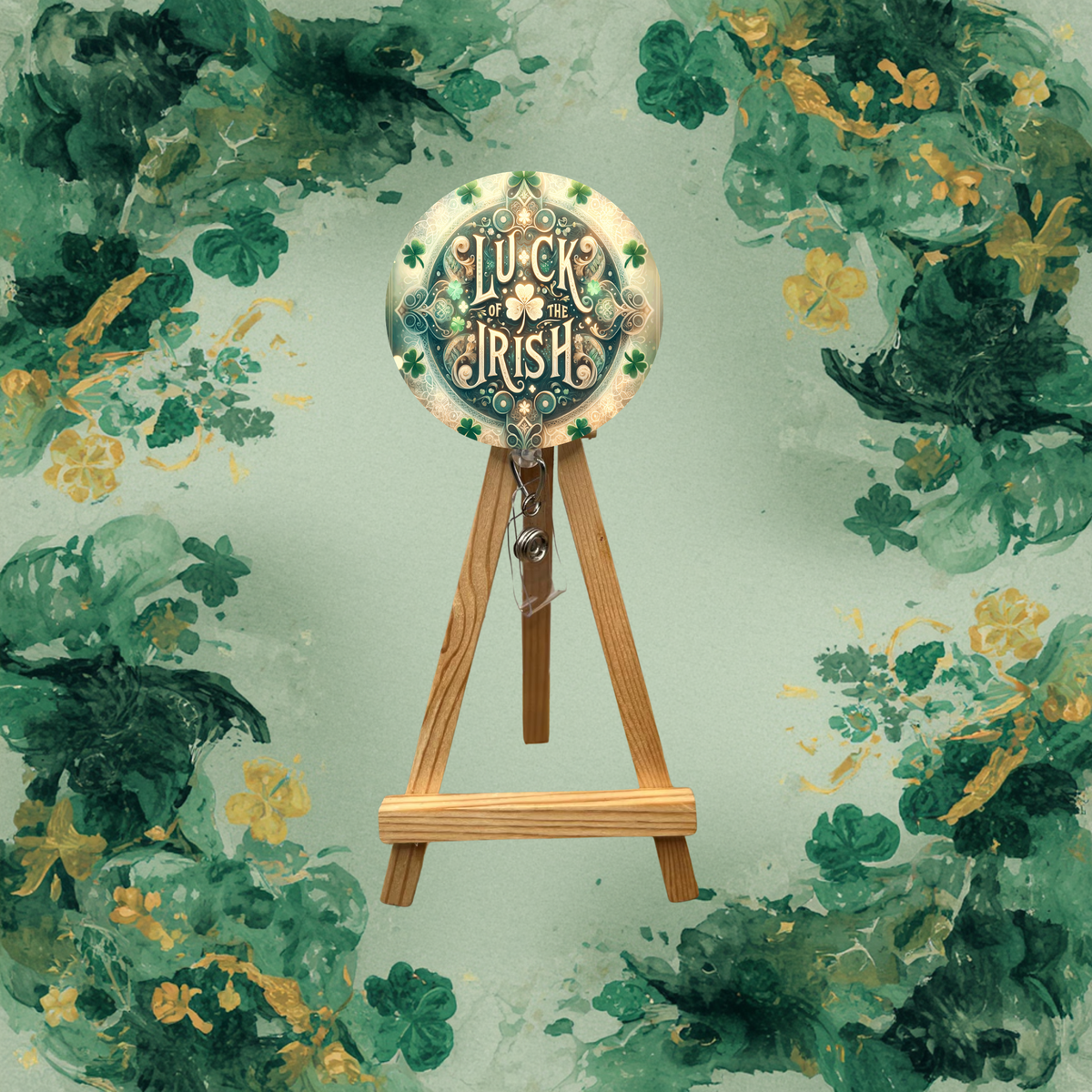 Lucky Charm Badge Pull for St. Patrick’s Day TheCraftNook