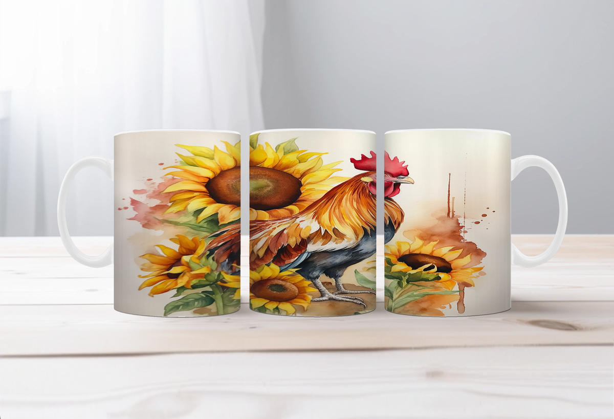 Country Coop Chicken Mug TheCraftNook