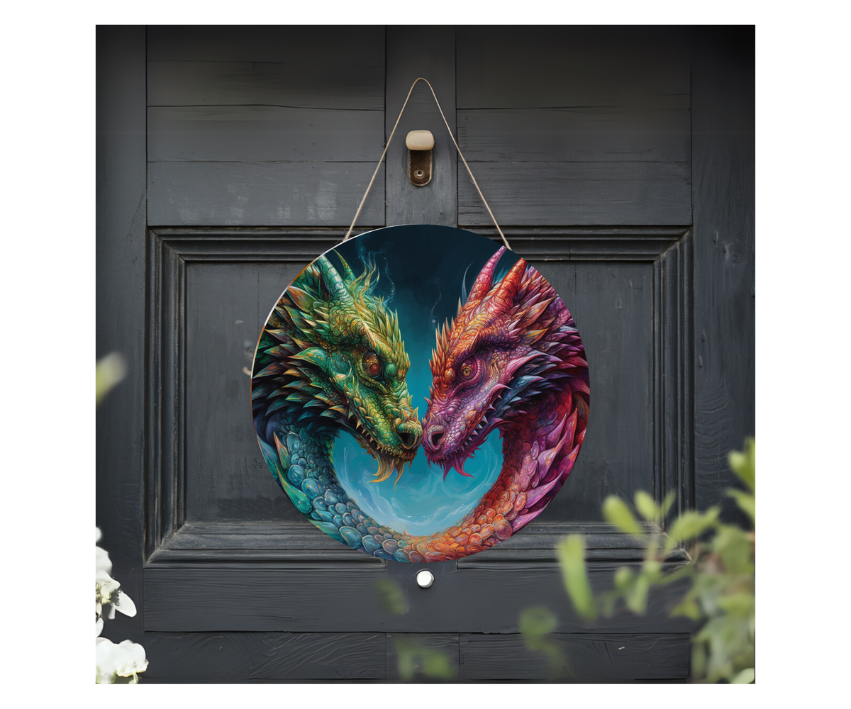 Enter the Dragon’s Lair Welcome Sign TheCraftNook